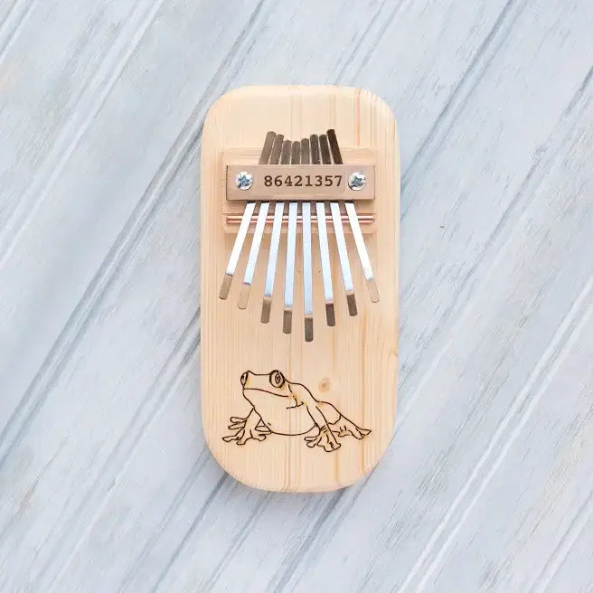 Frog Engraved Thumb Piano Mountain Melodies