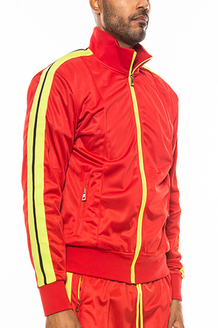 Front Pleat Track Jacket WEIV