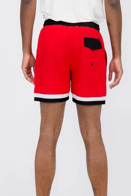 Fronted Cali Rep Print Swim Shorts WEIV