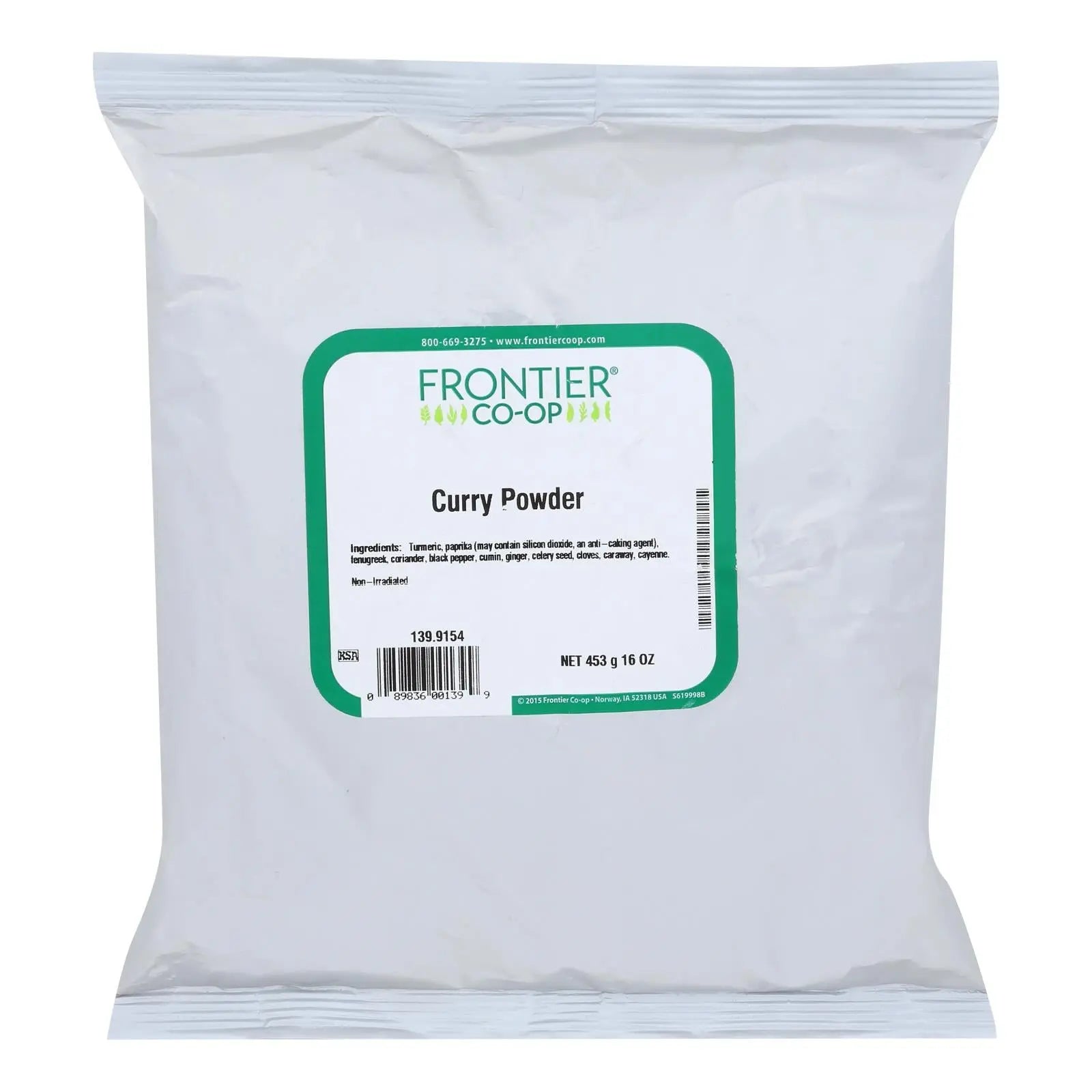 Frontier Herb Curry Powder - Single Bulk Item - 1lb Frontier Herb