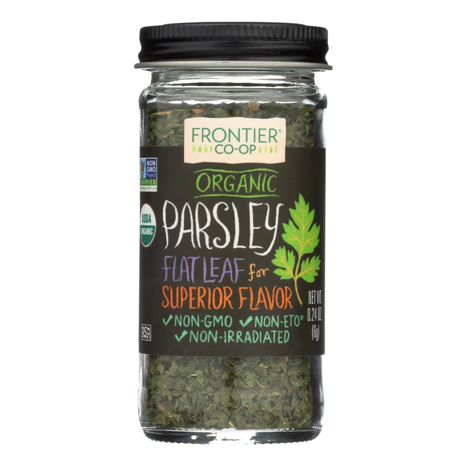 Frontier Herb Parsley Leaf - Organic - Flakes - .24 Oz Frontier Herb