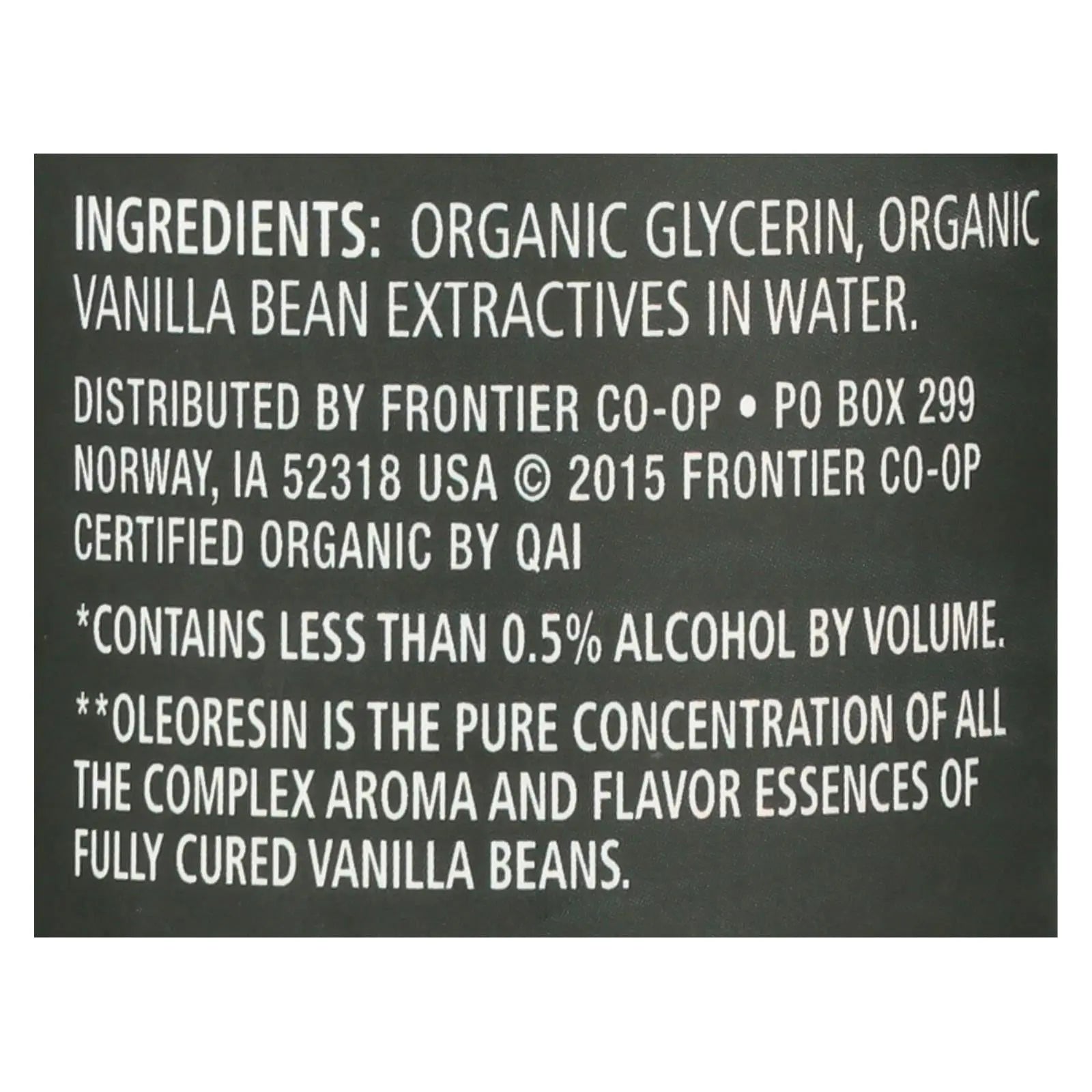 Frontier Herb Vanilla Flavoring - Organic - 4 Oz Frontier Herb
