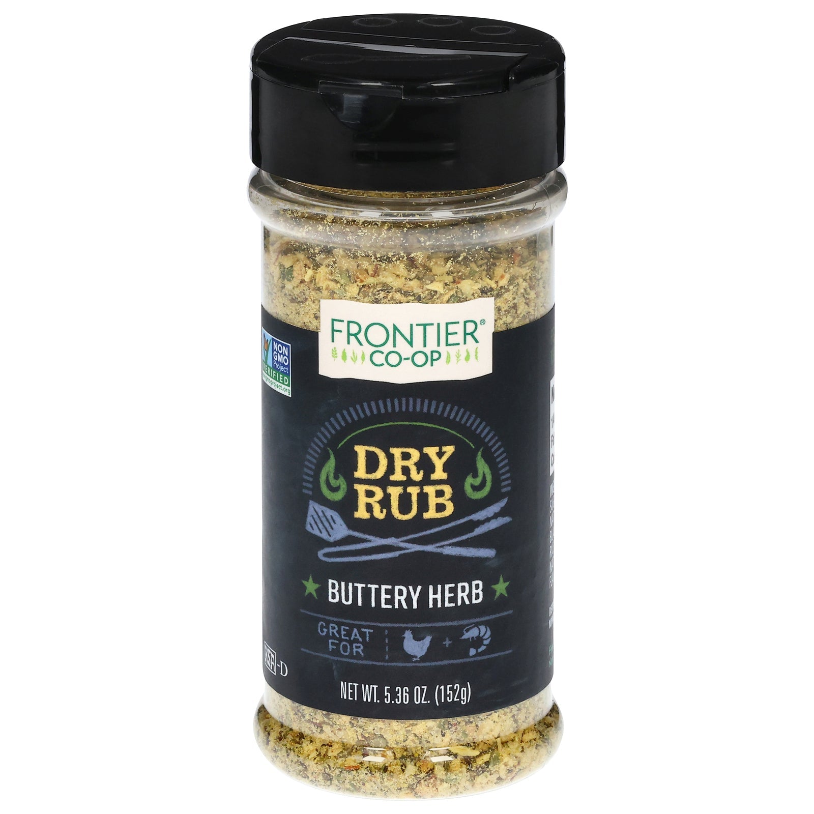 Frontier Natural Products Coop - Rub Dry Buttery Herb - Ea Of 1-5.36 Oz Frontier Natural Products Coop