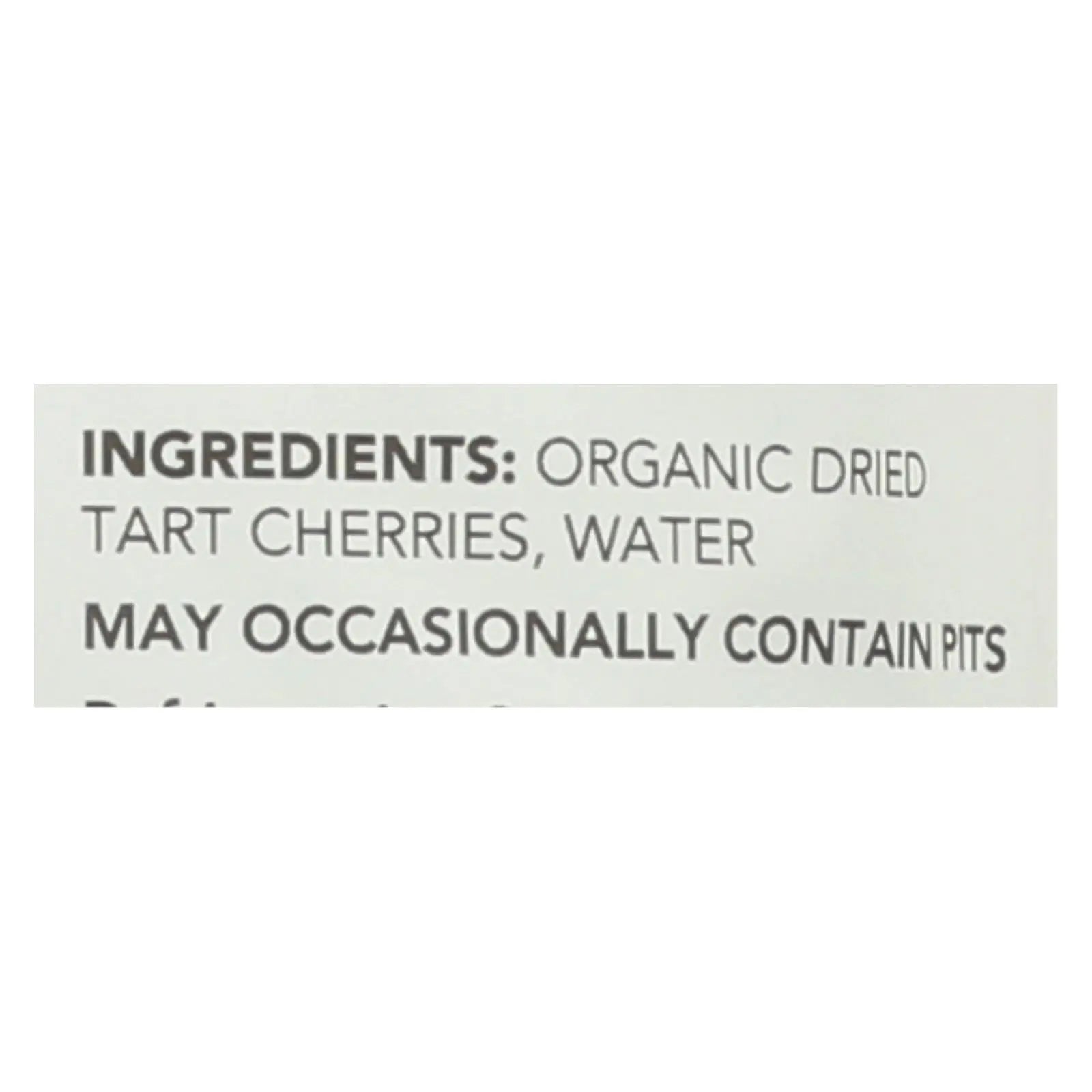 Fruit Bliss - Organic Tart Dried Cherries - Case Of 6 - 4 Oz. Fruit Bliss