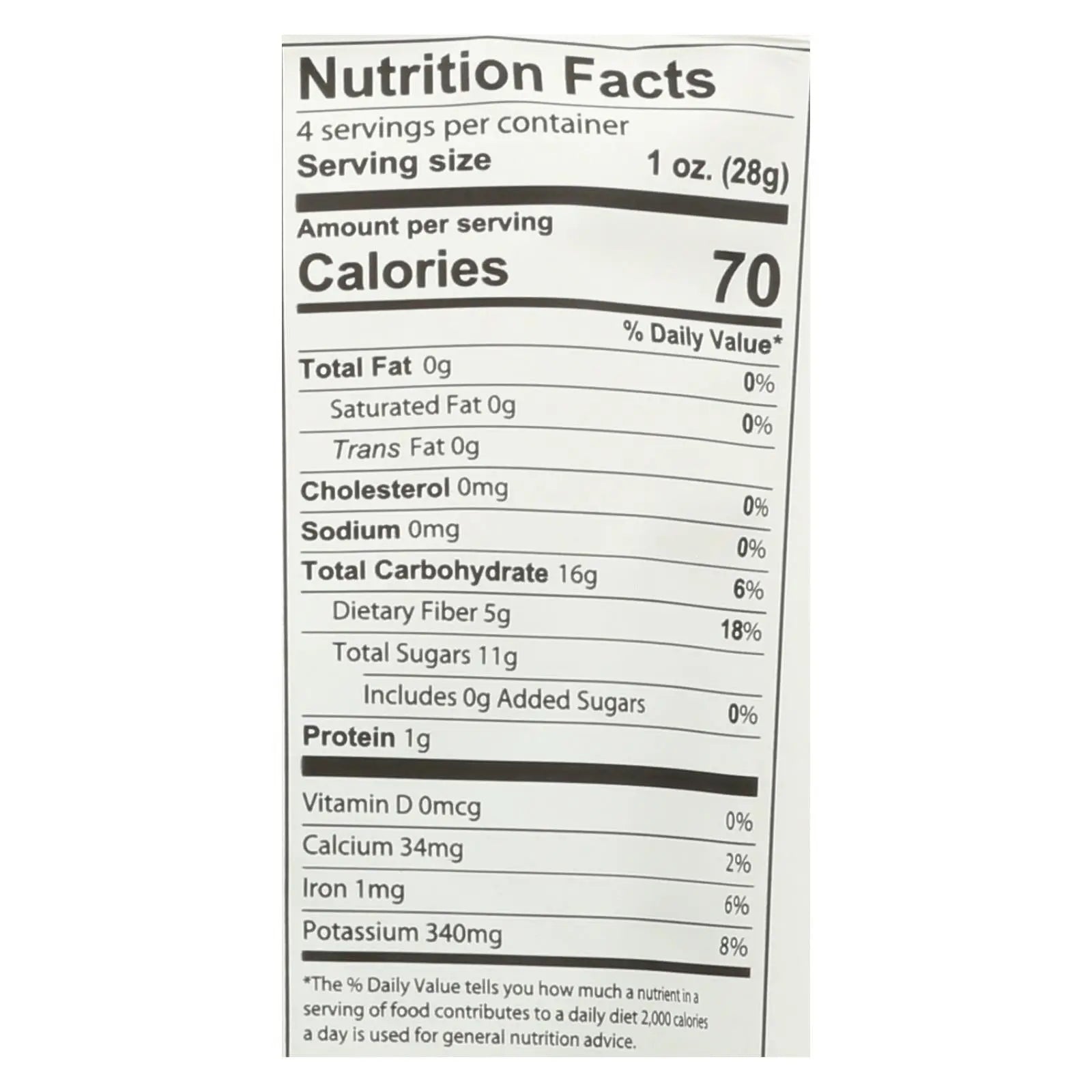 Fruit Bliss - Organic Tart Dried Cherries - Case Of 6 - 4 Oz. Fruit Bliss