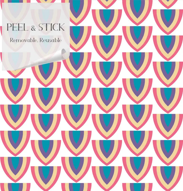 'Fruit Slices' Retro Peel & Stick Wallpaper SBC-LTD