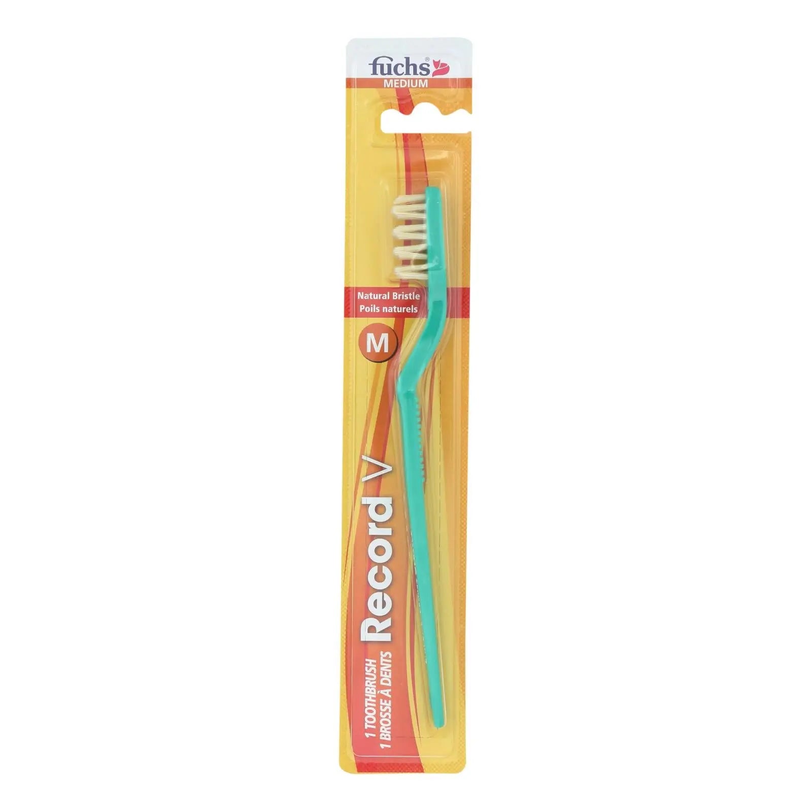 Fuchs Natural Bristle Toothbrush  - Case Of 12 - Ct Fuchs