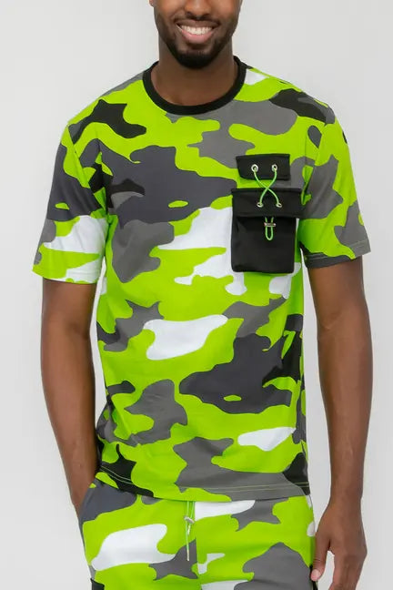 Full Camo Toggle Tshirt WEIV