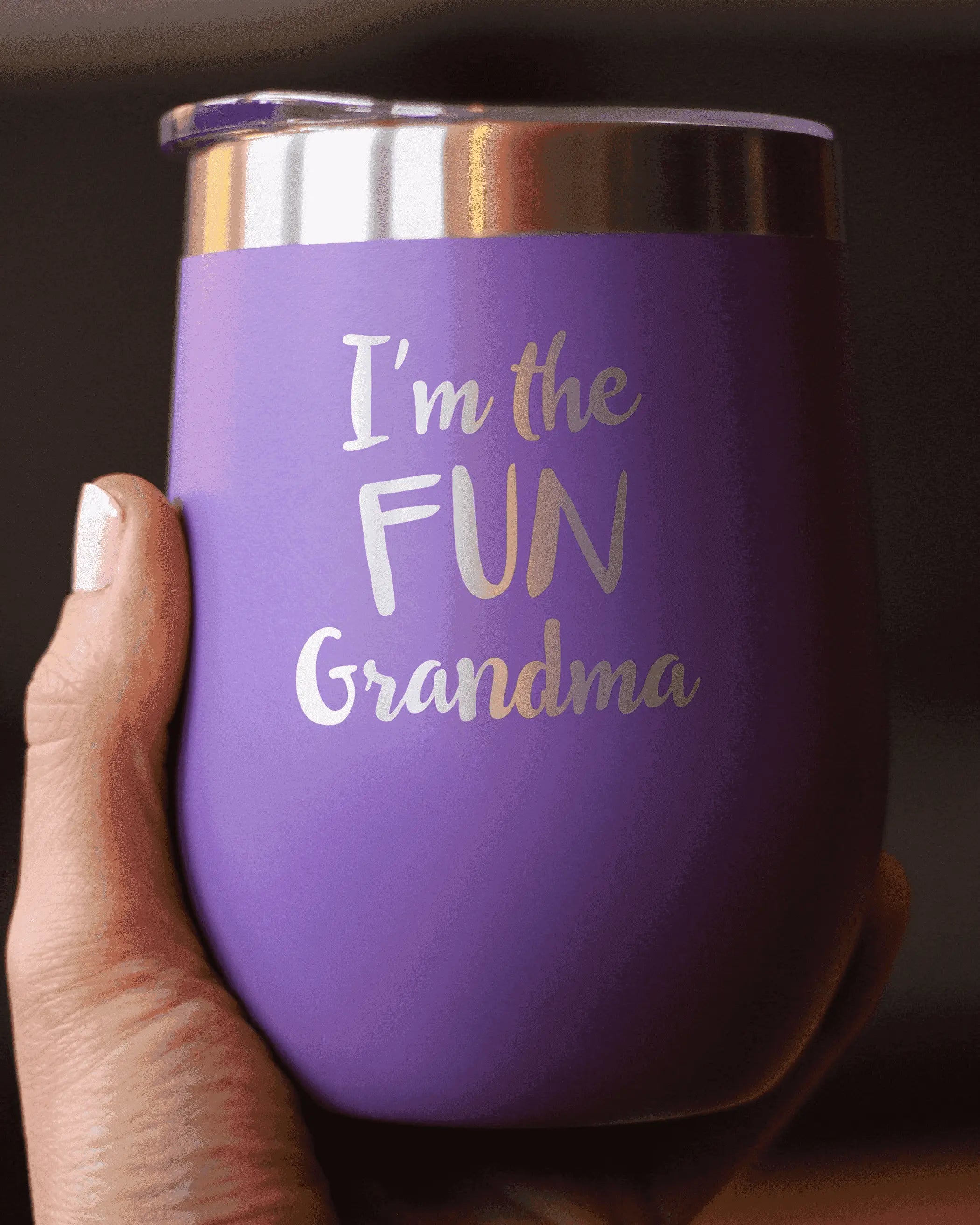 Fun Grandma Insulated Wine Tumbler - Grandma Gifts and Decor Bevvee