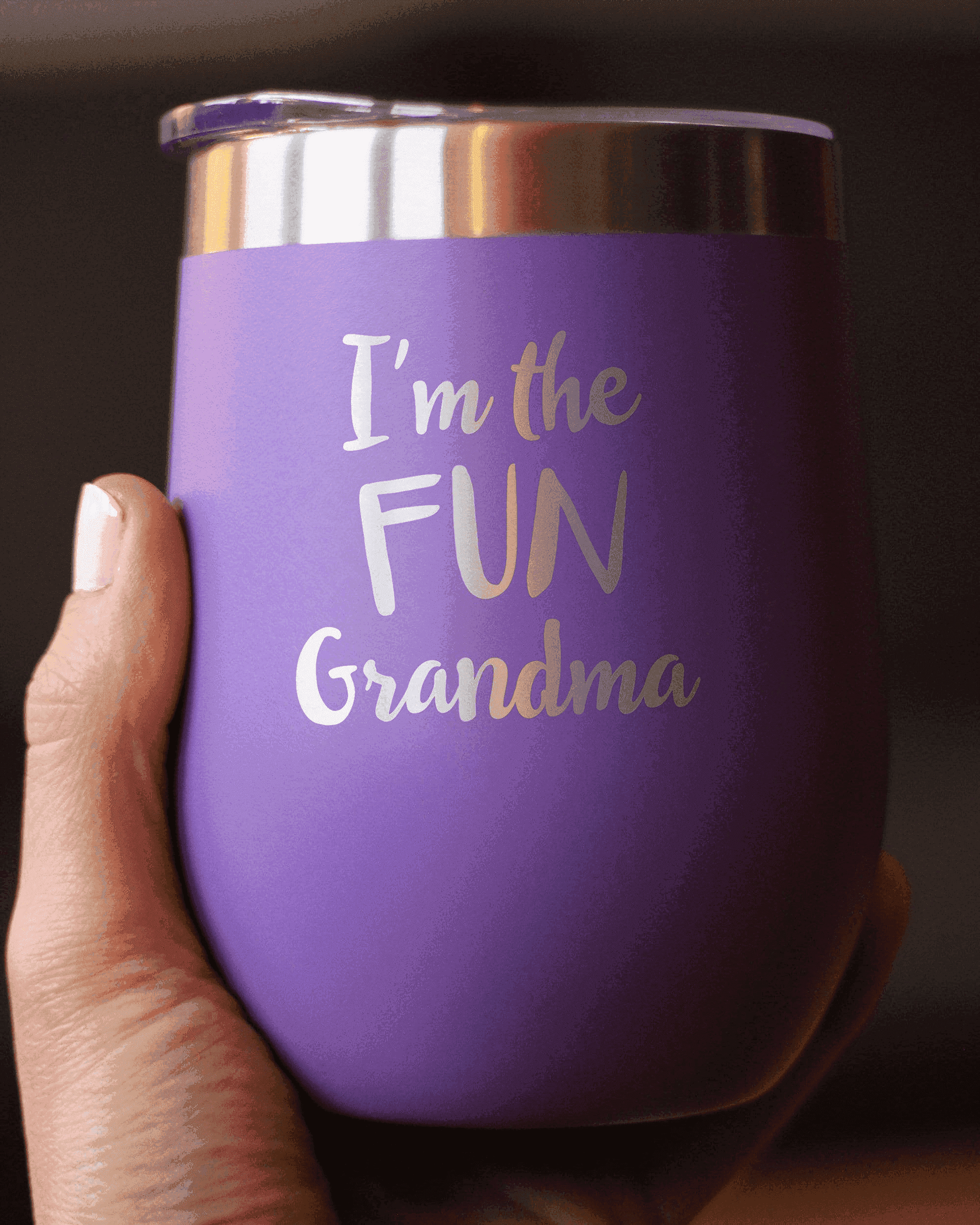 Fun Grandma Insulated Wine Tumbler - Grandma Gifts and Decor Bevvee