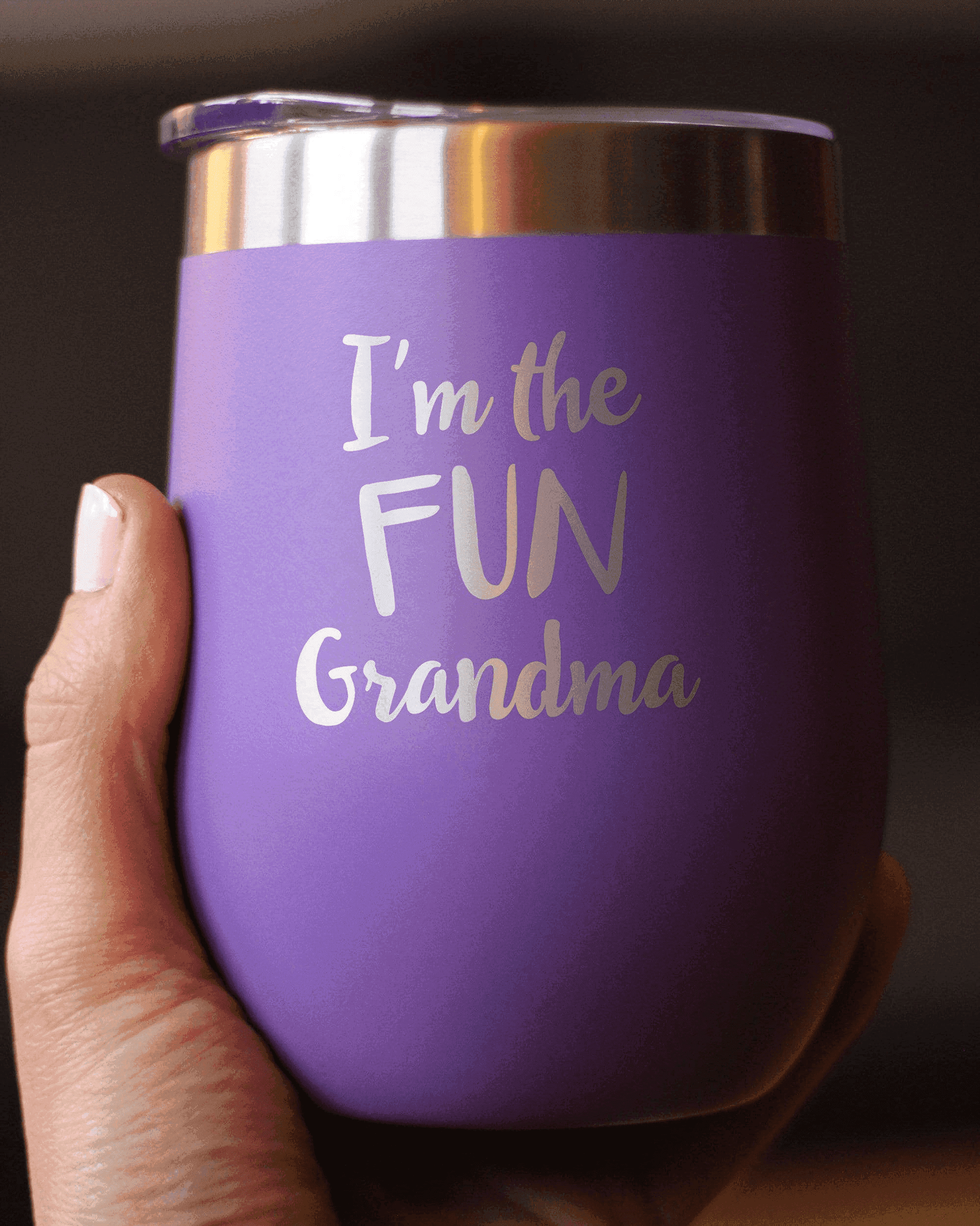 Fun Grandma Insulated Wine Tumbler - Grandma Gifts and Decor Bevvee