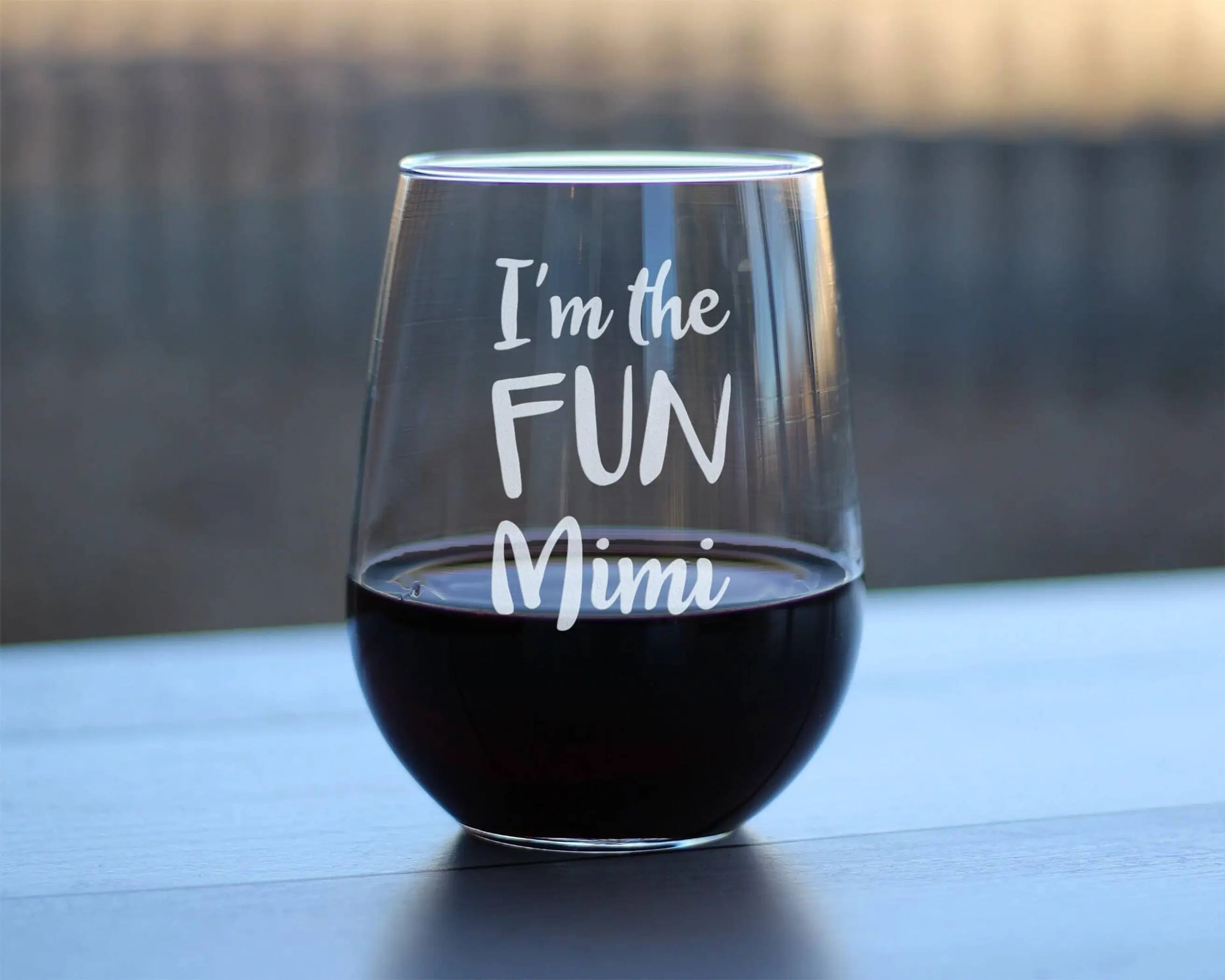 Fun Mimi Stemless Wine Glass - Mother's Day Gifts and Decor Bevvee