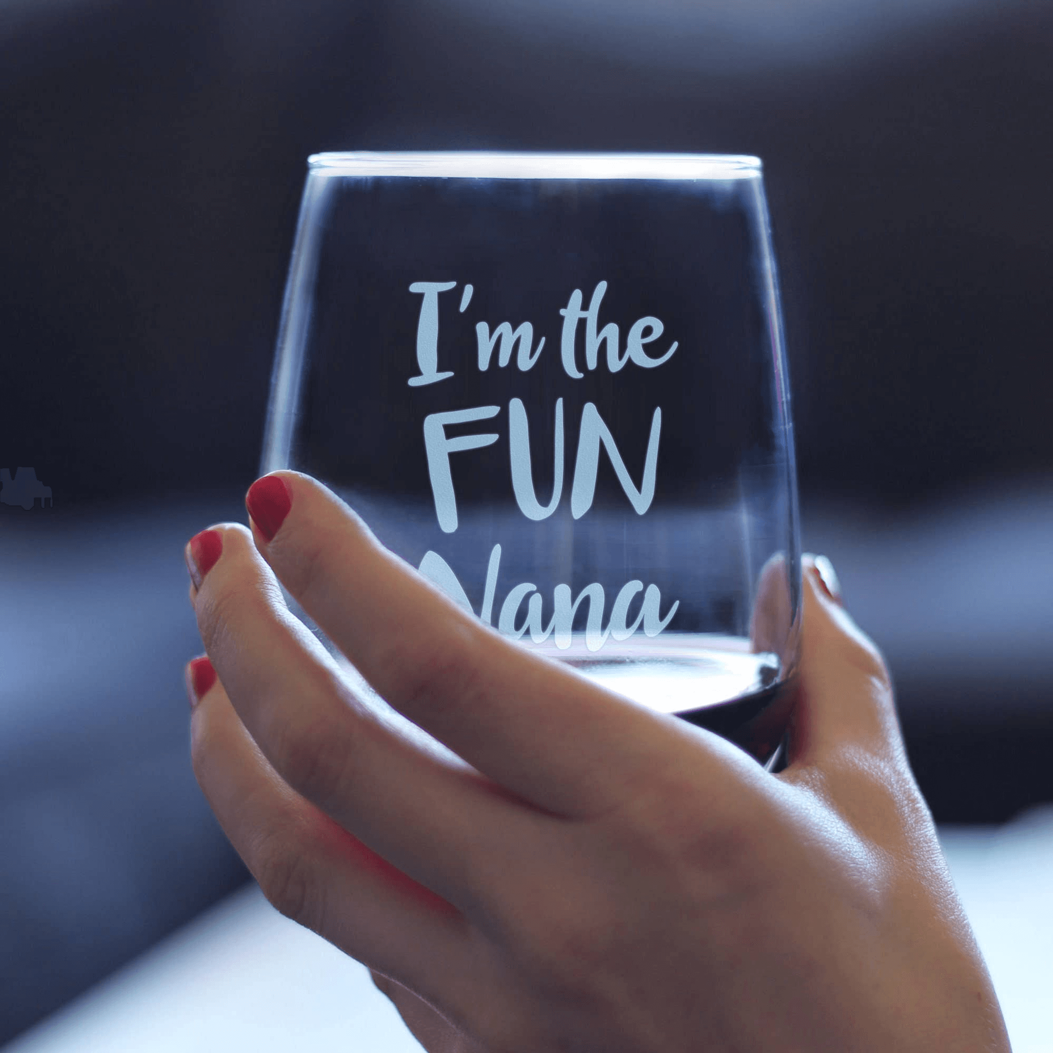 Fun Nana Stemless Wine Glass - Mother's Day Gifts and Decor Bevvee