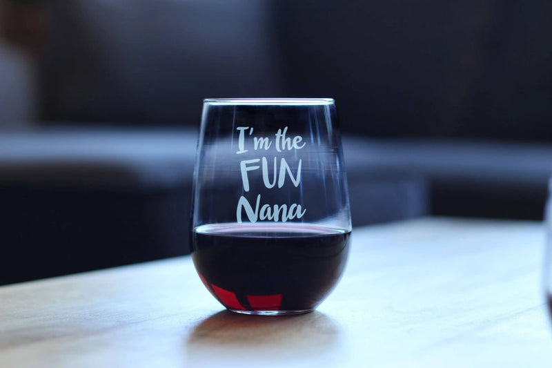 Fun Nana Stemless Wine Glass - Mother's Day Gifts and Decor Bevvee
