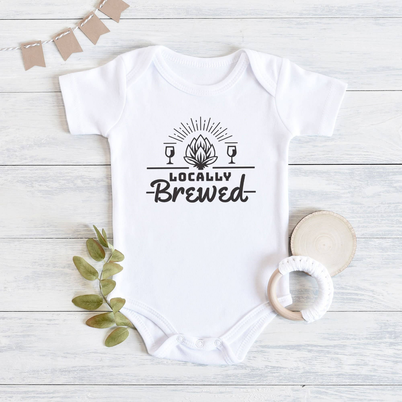 Funny Onesie Beer Baby Bodysuit Stiles Tee
