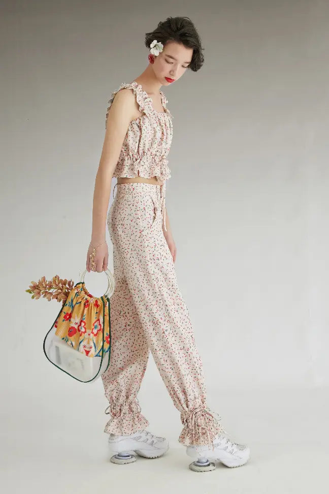 Fussed | Floral Fabric-style Handbag Fangyan