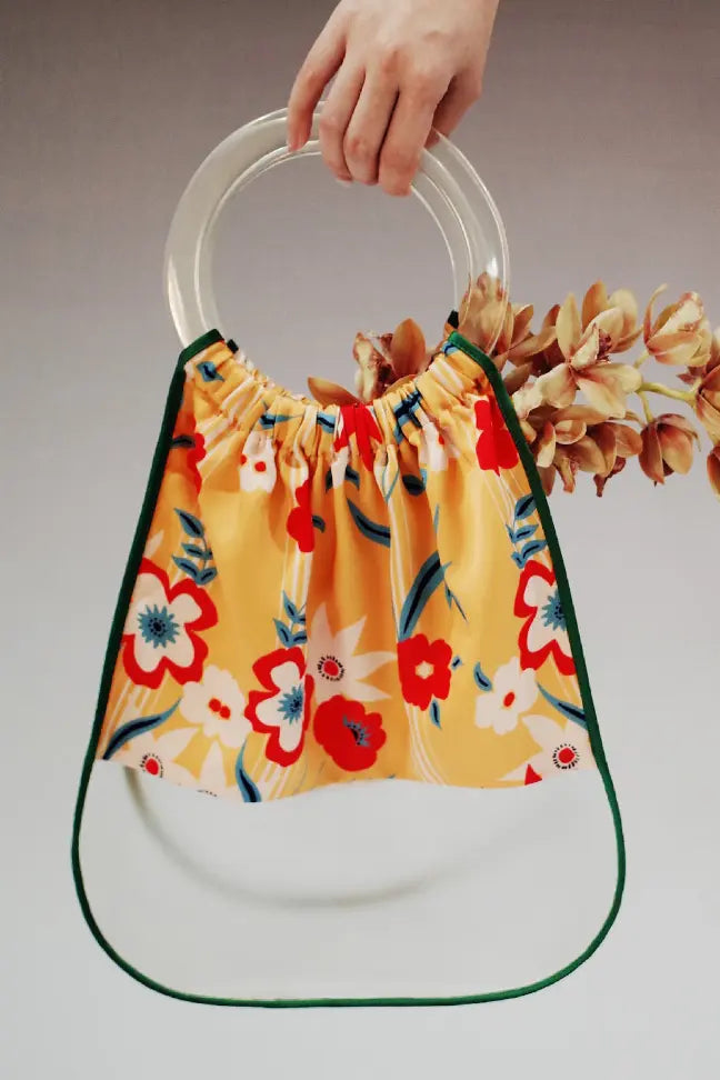 Fussed | Floral Fabric-style Handbag Fangyan