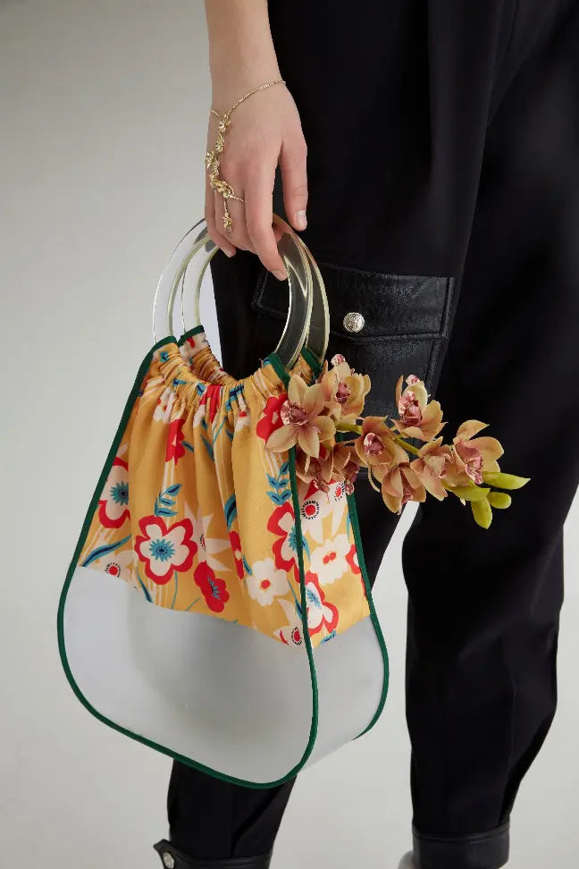 Fussed | Floral Fabric-style Handbag Fangyan