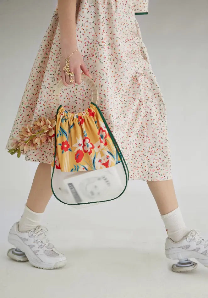 Fussed | Floral Fabric-style Handbag Fangyan