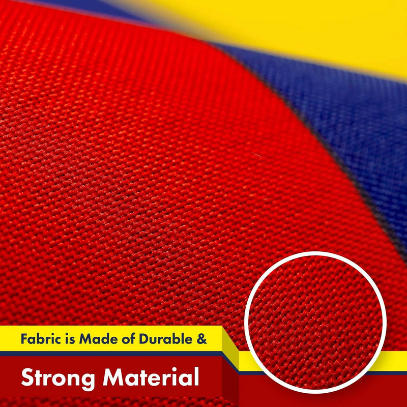 G128 10 Pack: Venezuela Venezuelan Flag | 3x5 Ft | Printed 150D Polyester - Indoor/Outdoor, Vibrant Colors, Brass Grommets, Quality Polyester, Much Thicker More Durable Than 100D 75D Polyester G128