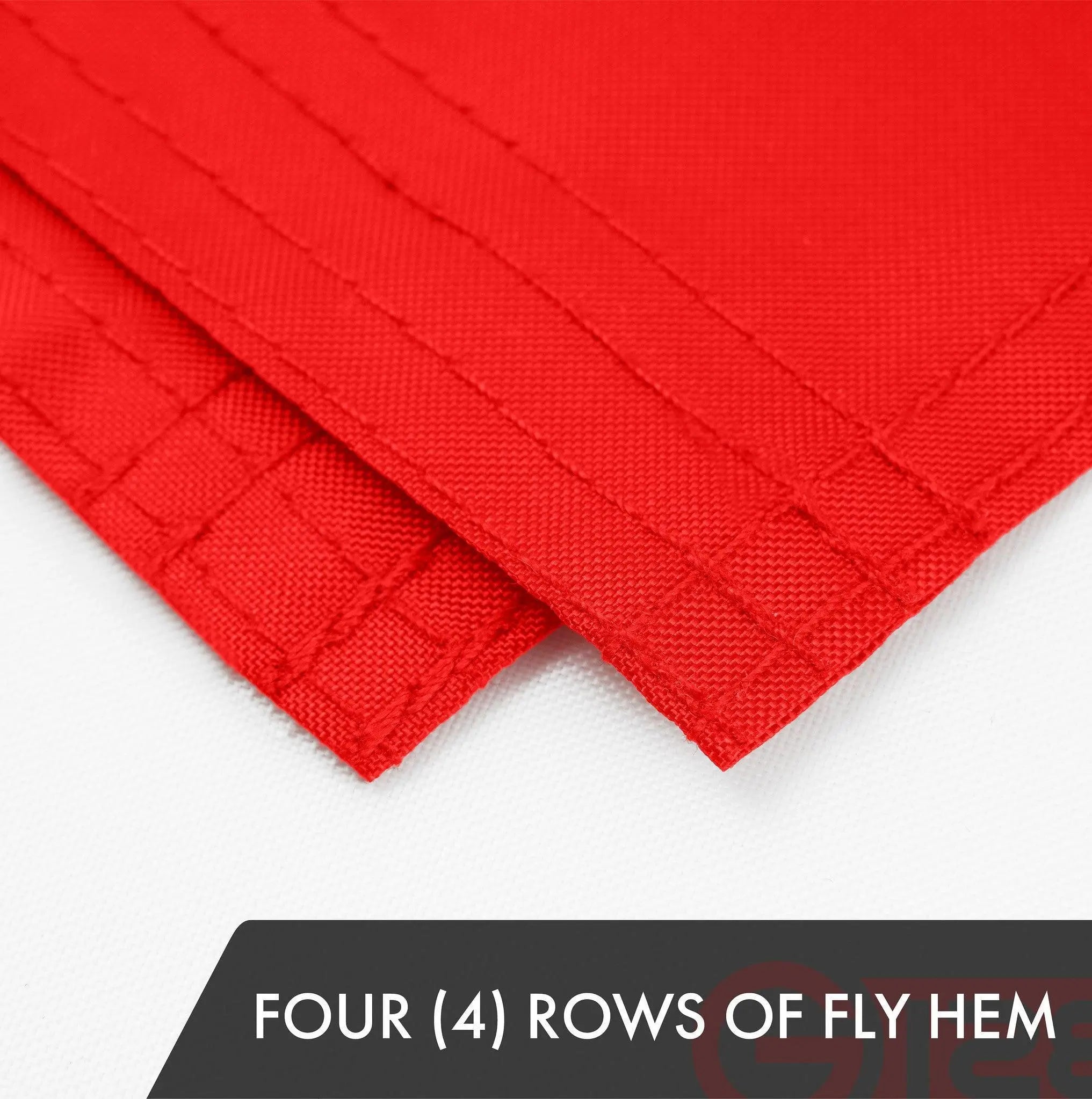G128 2 Pack: Canada Canadian Flag | 3x6 Ft | ToughWeave Series Embroidered 300D Polyester | Country Flag, Embroidered Design, Indoor/Outdoor, Brass Grommets G128