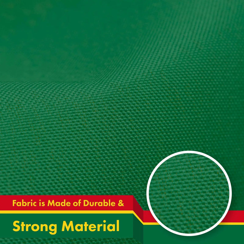 G128 2 Pack: Ghana Ghanaian Flag | 3x5 Ft | Printed 150D Polyester - Indoor/Outdoor, Vibrant Colors, Brass Grommets, Quality Polyester, Much Thicker More Durable Than 100D 75D Polyester G128