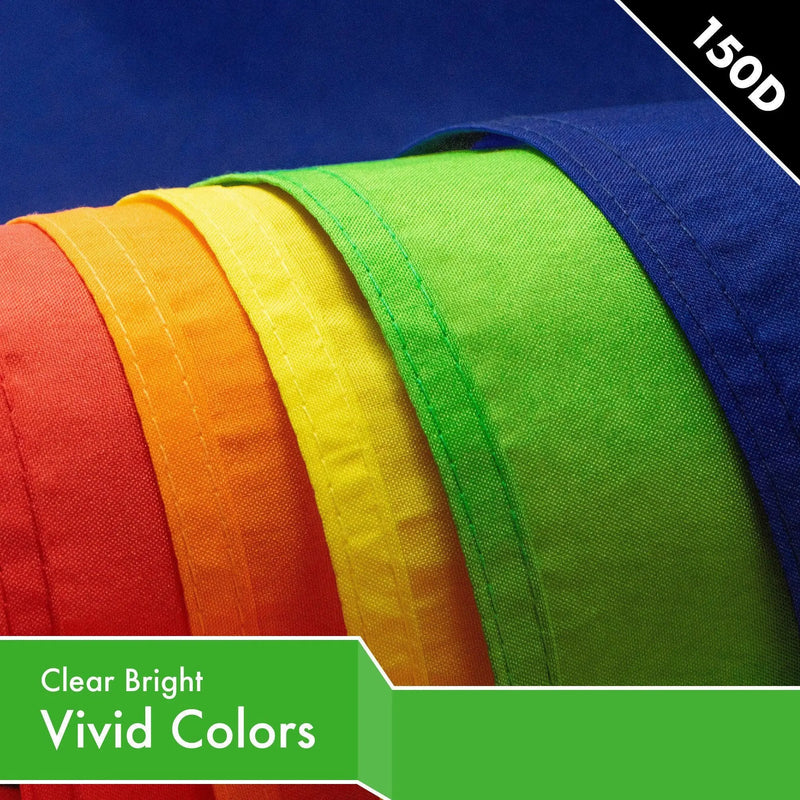 G128 3 Pack: Solid Lime Green Color Flag | 2.5x4 Ft | LiteWeave Pro Series Printed 150D Polyester | Indoor/Outdoor, Vibrant Colors, Brass Grommets, Thicker and More Durable Than 100D 75D Polyester G128