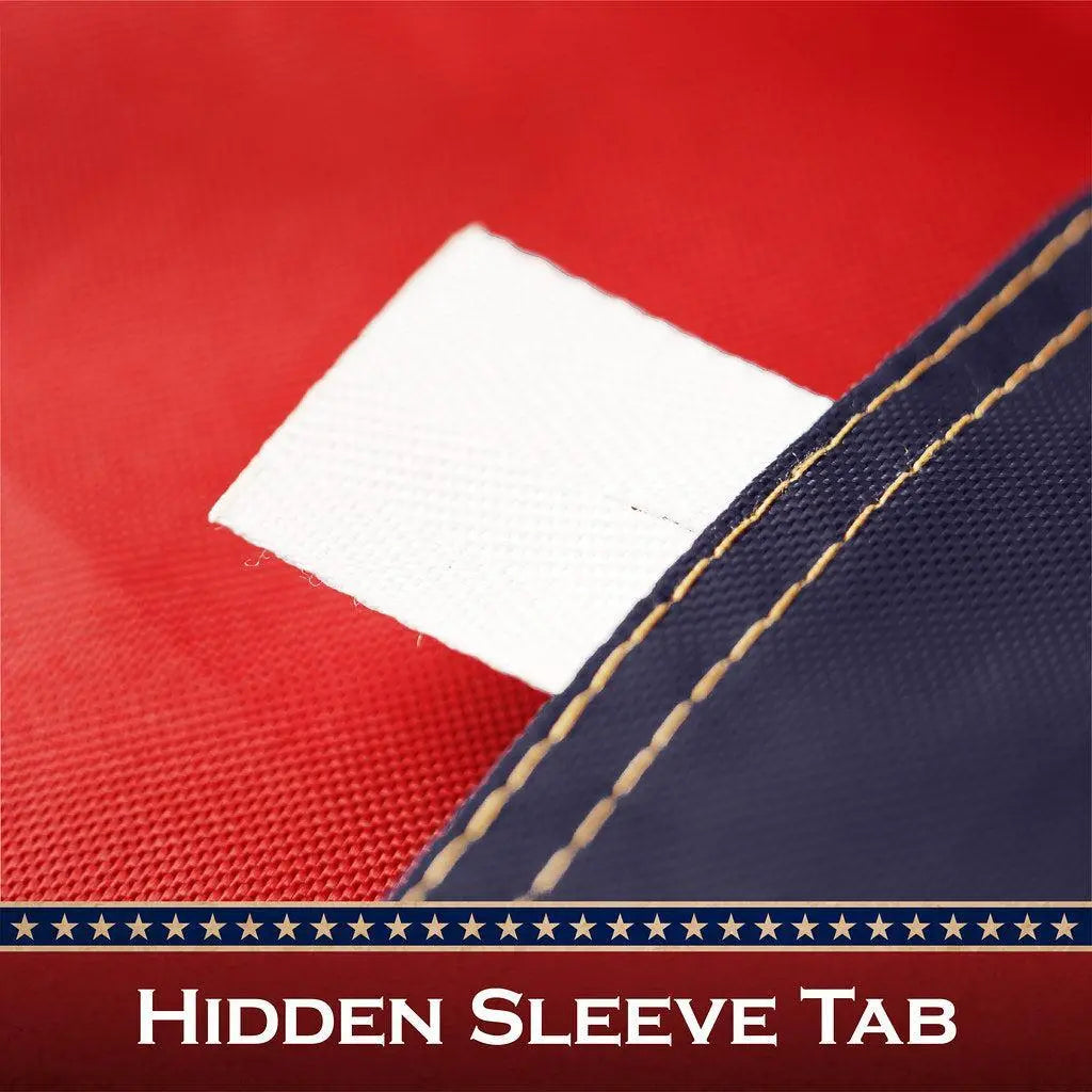 G128 5 Pack: Texas Tea-Stained Flag | 3x5 Ft | ToughWeave Pro Series Pole Sleeve Embroidered 420D Polyester | Embroidered Design, Indoor/Outdoor, High Quality, NO Flagpole Included G128