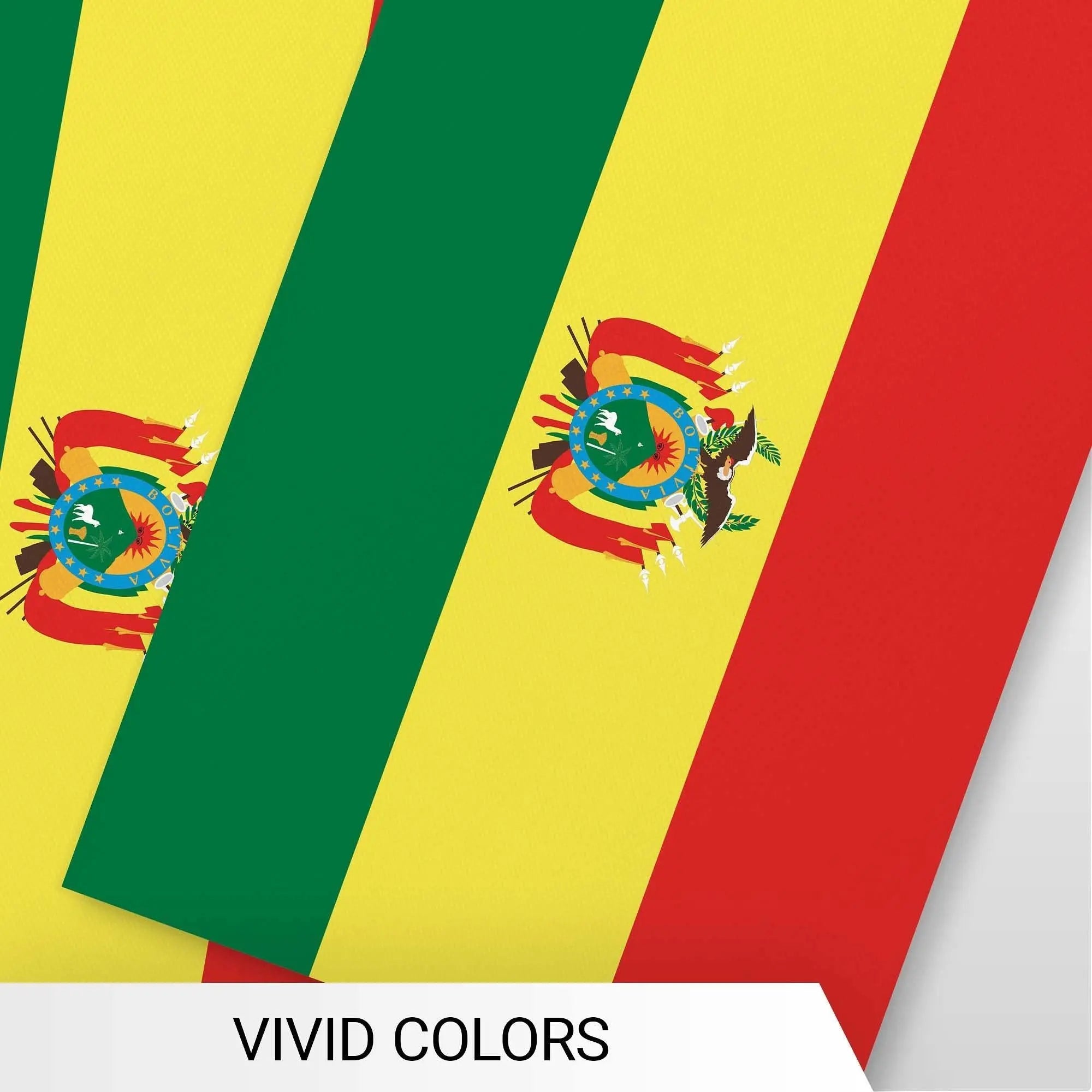 G128 Bolivia Bolivian Bunting Banner | Flag 8.2 x 5.5 Inch, Full String 33 Feet | Printed 150D Polyester, Decorations For Bar, School, Festival Events Celebration G128