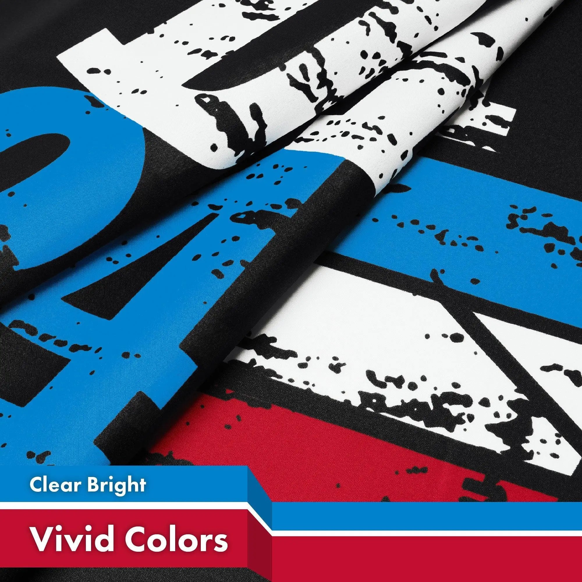G128 Combo Pack: American USA Flag 3x5 Ft & DeSantis Election 2024 Flag 3x5 Ft | Both LiteWeave Pro Series Printed 150D Polyester, Brass Grommets G128