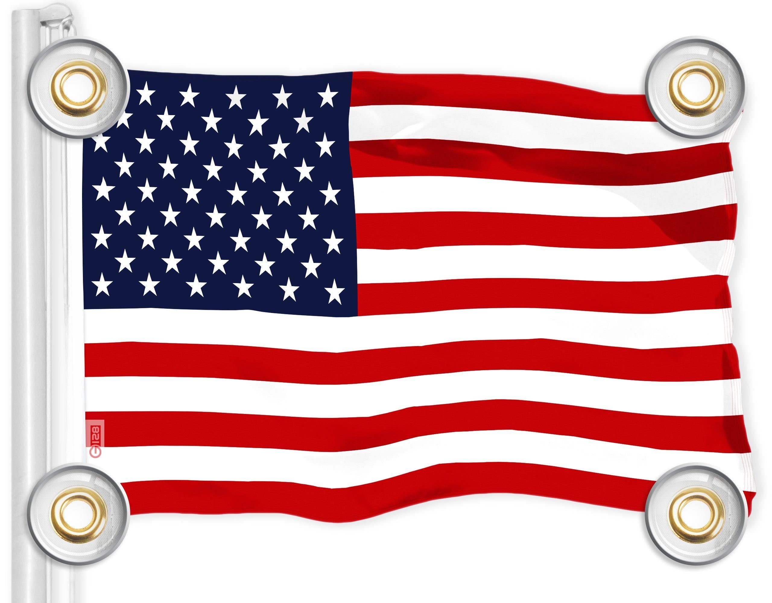 G128 Combo Pack: American USA Flag 3x5 Ft & Ukraine Ukrainian Coat of Arms Flag 3x5 Ft | Both LiteWeave Pro Series Printed 150D Polyester, 4 Corner Brass Grommets, Perfect For Balcony/Wall G128