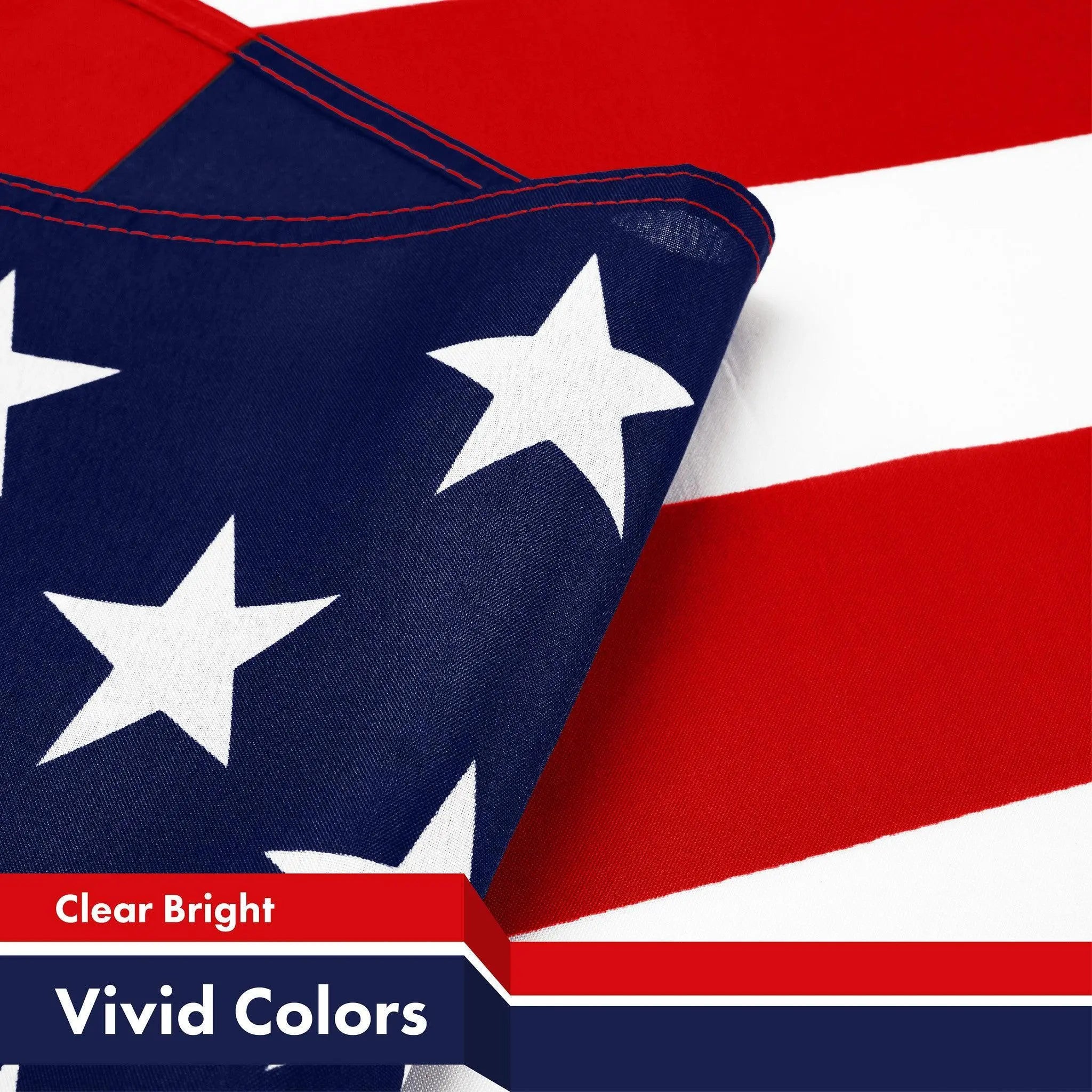 G128 Combo Pack: American USA Flag 3x5 Ft & Ukraine Ukrainian Coat of Arms Flag 3x5 Ft | Both LiteWeave Pro Series Printed 150D Polyester, 4 Corner Brass Grommets, Perfect For Balcony/Wall G128
