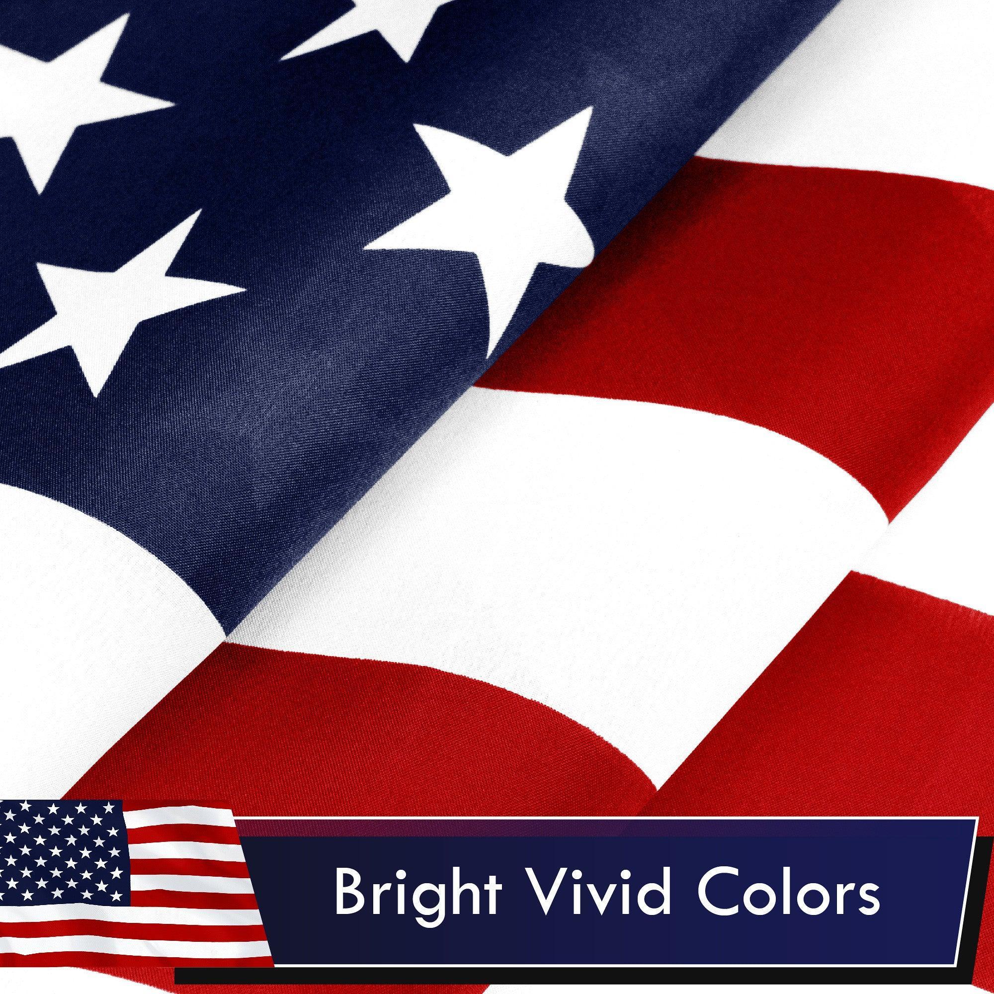 G128 Combo Pack: USA American Flag 3x5 Ft 75D Printed Stars & Irish Shamrock Flag 3x5 Ft 75D Printed - GreatEagleInc