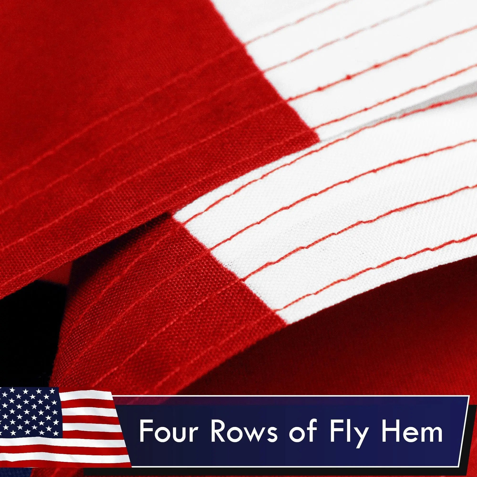G128 Combo Pack: USA American Flag 3x5 Ft 75D Printed Stars & United Kingdom (Union Jack) Flag 3x5 Ft 75D Printed G128