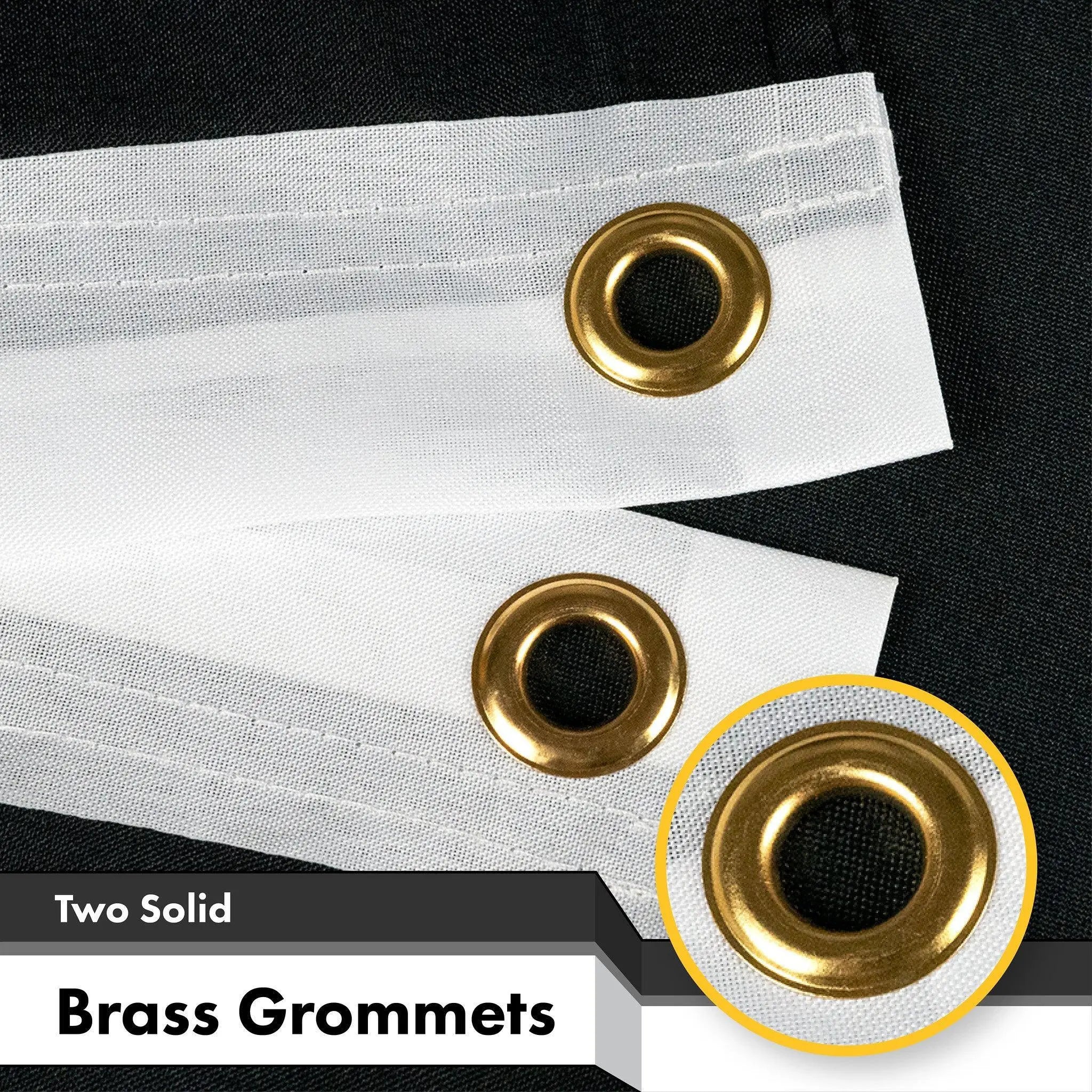 G128 - Jolly Roger Pirate Flag (Bones) 3x5 FT Printed Brass Grommets 150D Polyester Indoor/Outdoor - Much Thicker More Durable Than 100D 75D Polyester G128