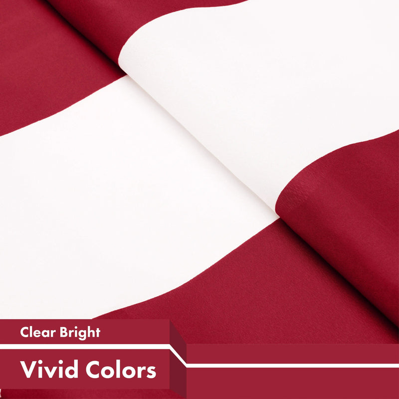 G128 Latvia Latvian Flag | 3x5 Ft | Printed 150D Polyester - Indoor/Outdoor, Vibrant Colors, Brass Grommets, Quality Polyester, Much Thicker More Durable Than 100D 75D Polyester G128
