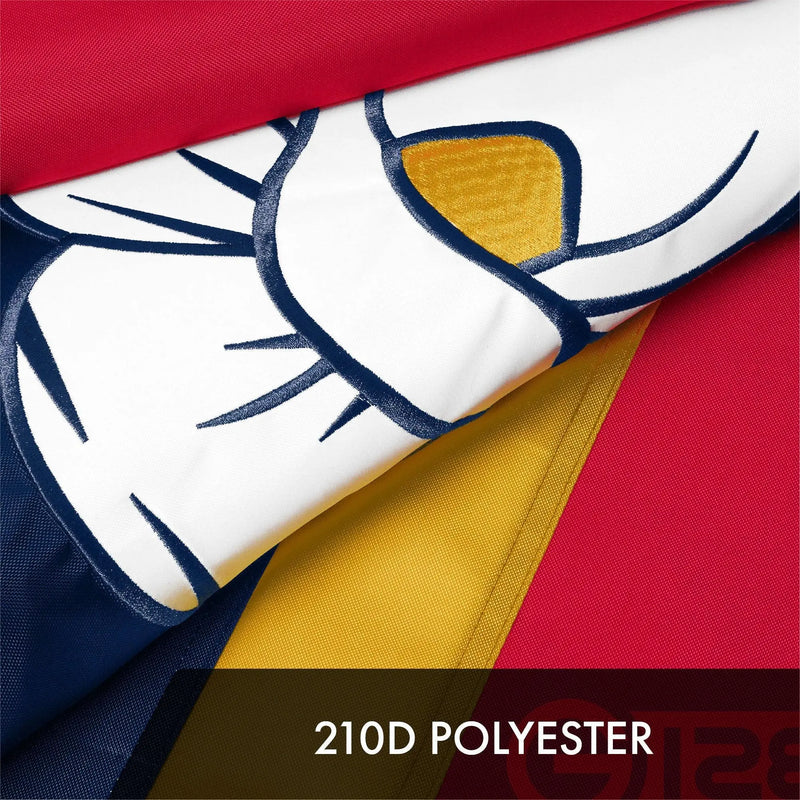 G128 Mississippi 2020 MS State Flag | 3x5 Ft | ToughWeave Series Embroidered 300D Polyester | Embroidered Design, Indoor/Outdoor, Brass Grommets G128