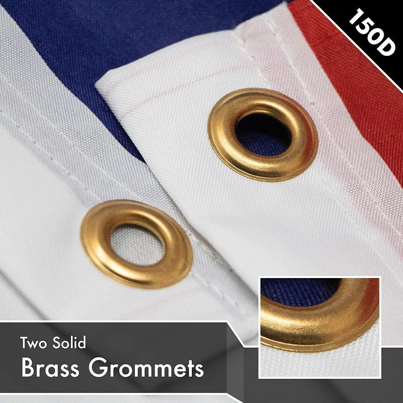 G128 Sale Sign Flag | 3x5 feet | Printed 150D, Indoor/Outdoor, Vibrant Colors, Brass Grommets, Quality Polyester, Much Thicker More Durable Than 100D 75D Polyester G128