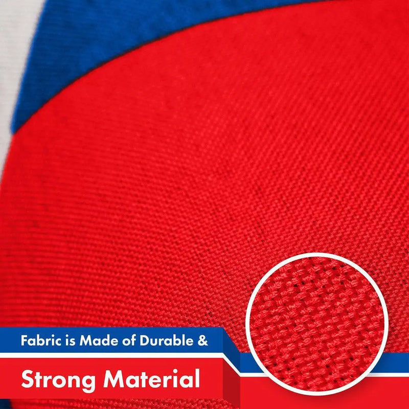 G128 Slovakia Slovak Flag | 3x5 Ft | Printed 150D Polyester - Indoor/Outdoor, Vibrant Colors, Brass Grommets, Quality Polyester, Much Thicker More Durable Than 100D 75D Polyester G128