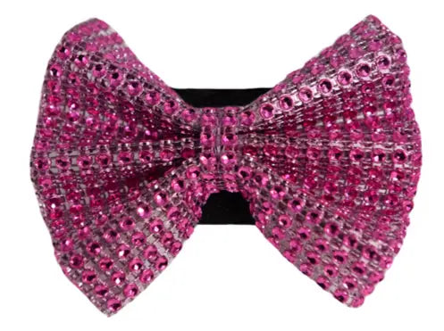 GG107VV | 50-100 Dog Cat Bows on Velcro Fastener - Bling 2"|Pets Ribbons Pets Ribbons