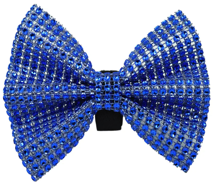 GG107VV | 50-100 Dog Cat Bows on Velcro Fastener - Bling 2"|Pets Ribbons Pets Ribbons
