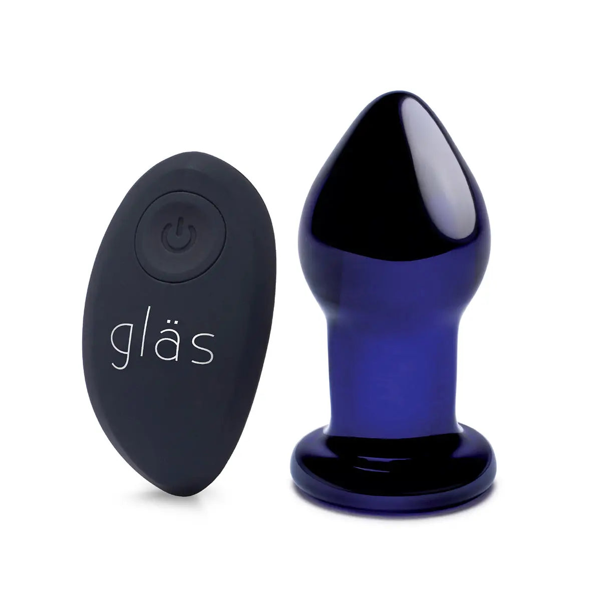 GLAS Rechargeable Butt Plug 3.5" Glas