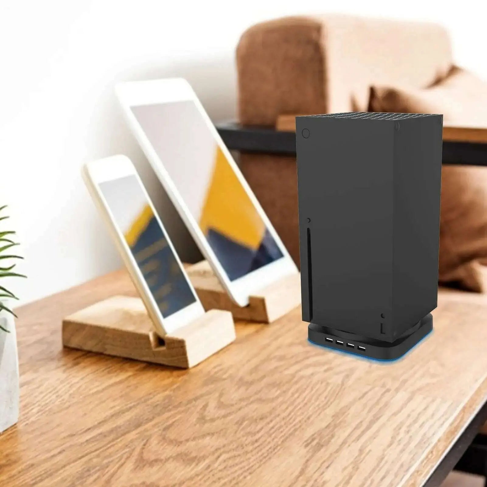 Game-Console-Vertical-Bracket-Stand-Holder-Game-Player-Dock-Base-Bracket-Black-Plastic-For-Xbox-Series-X-Game-Host-Accessories-GreatEagleInc-334201144
