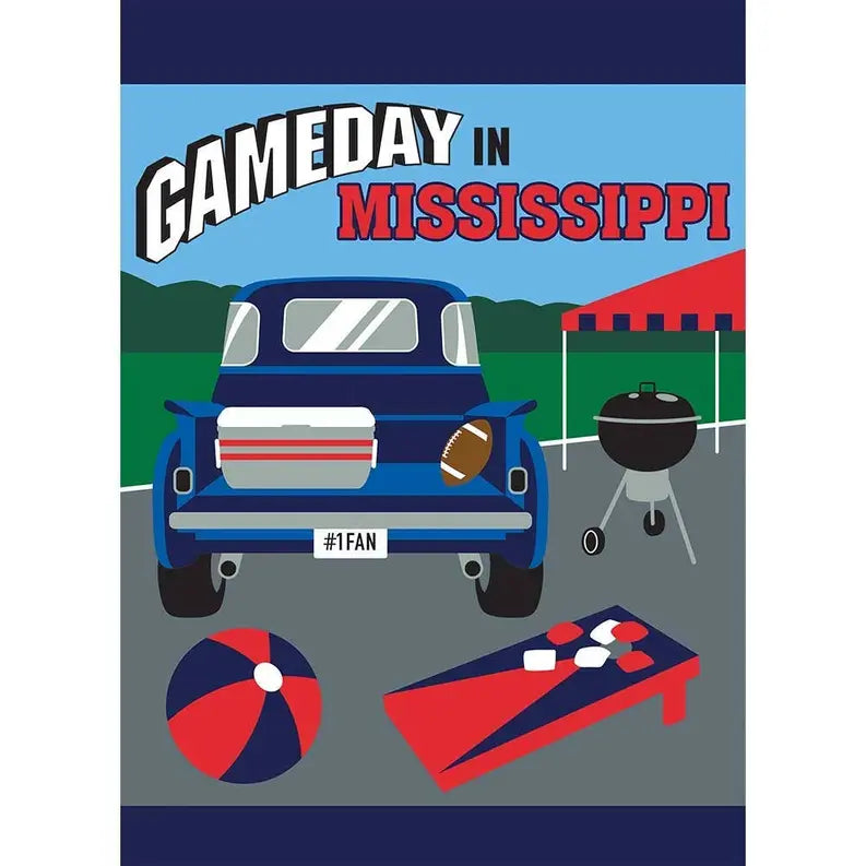 Gameday In Mississippi Garden Flag Dicksons Inc