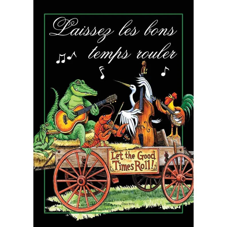 Garden Prt Let The Good Times Roll Flag Dicksons Inc