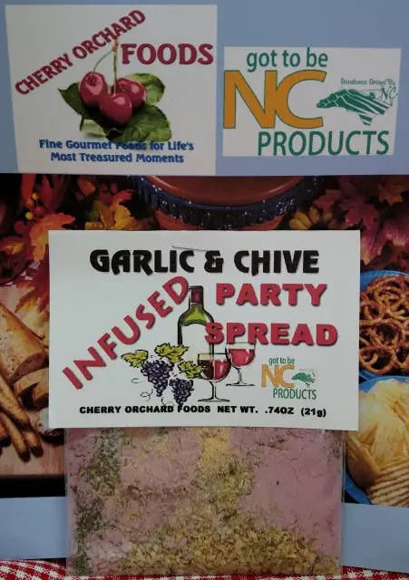 Garlic & Chive Infused Party Spread Cherry Orchard Foods