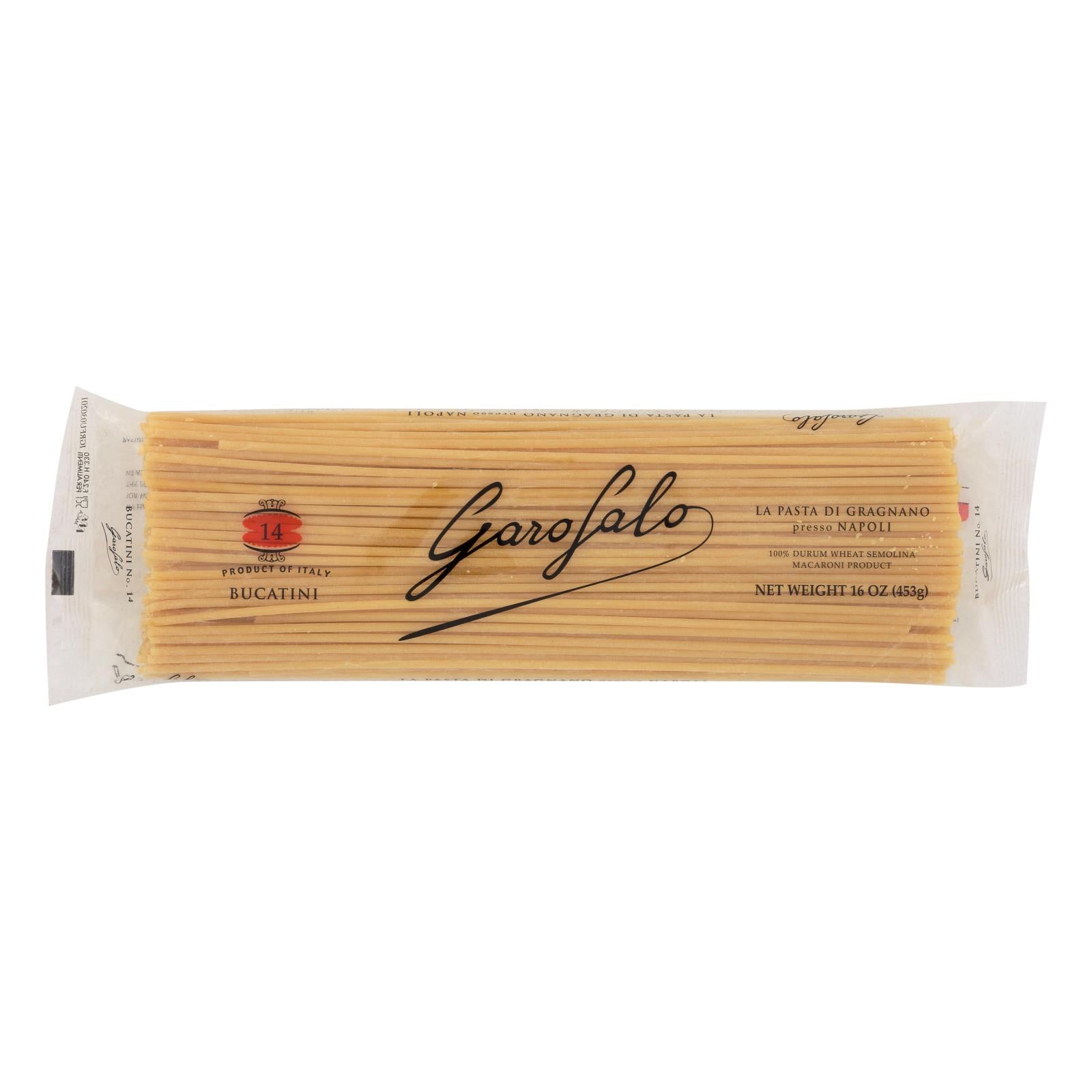 Garofalo Bucatini - 14 - Case Of 20 - 16 Oz Garofalo