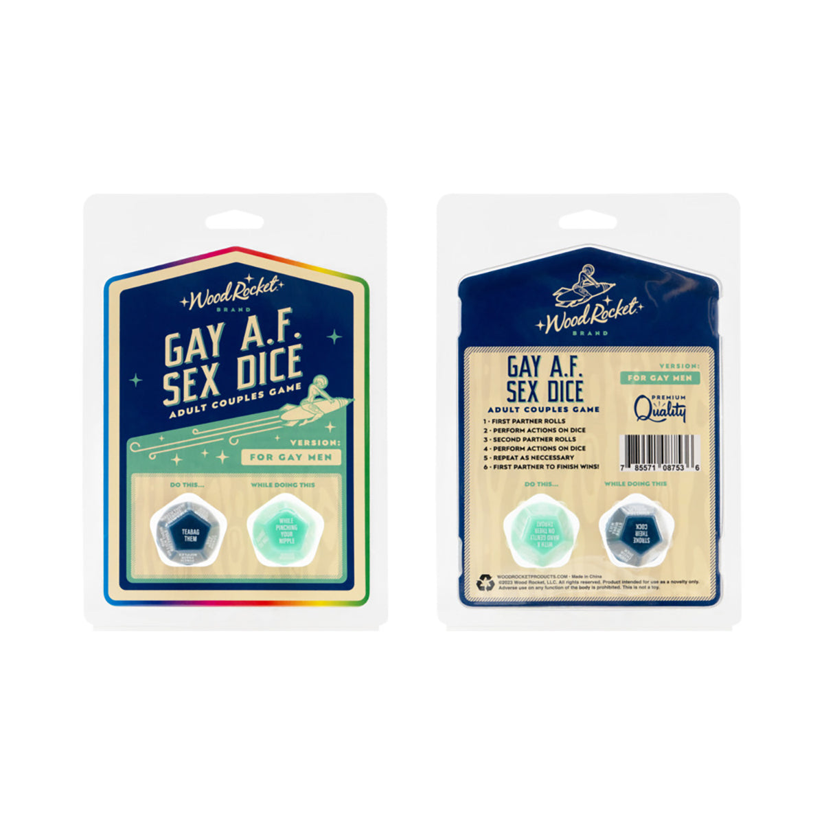 Gay AF Sex Dice: Gay Men Wood Rocket