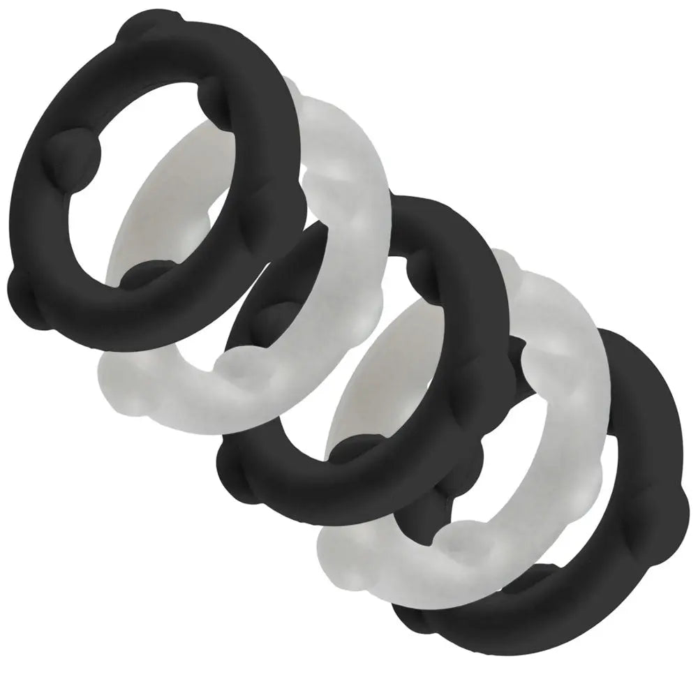 Gearheads 5 Pack Spinner Rings - Black Vapor Oxballs