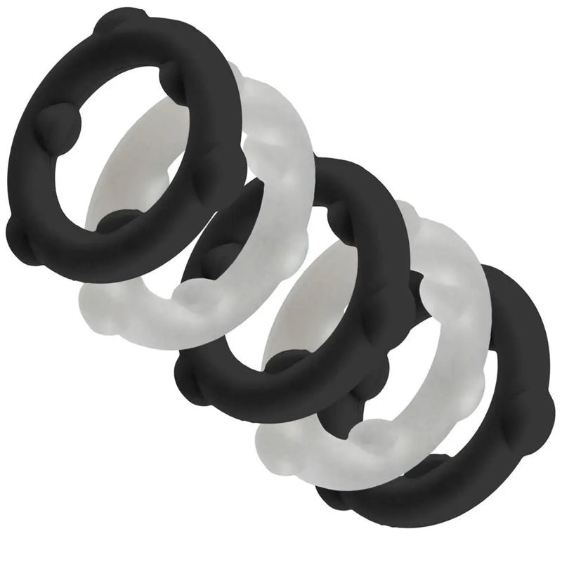 Gearheads 5 Pack Spinner Rings - Black Vapor Oxballs